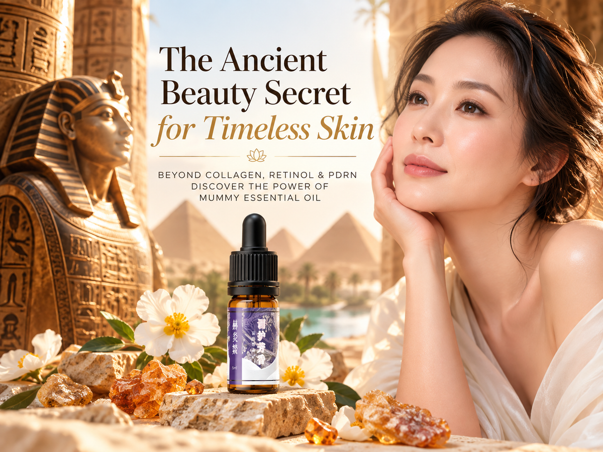 Beyond Collagen, Retinol & PDRN: Rediscovering the Ancient Beauty Story Behind Mummy Essential Oil