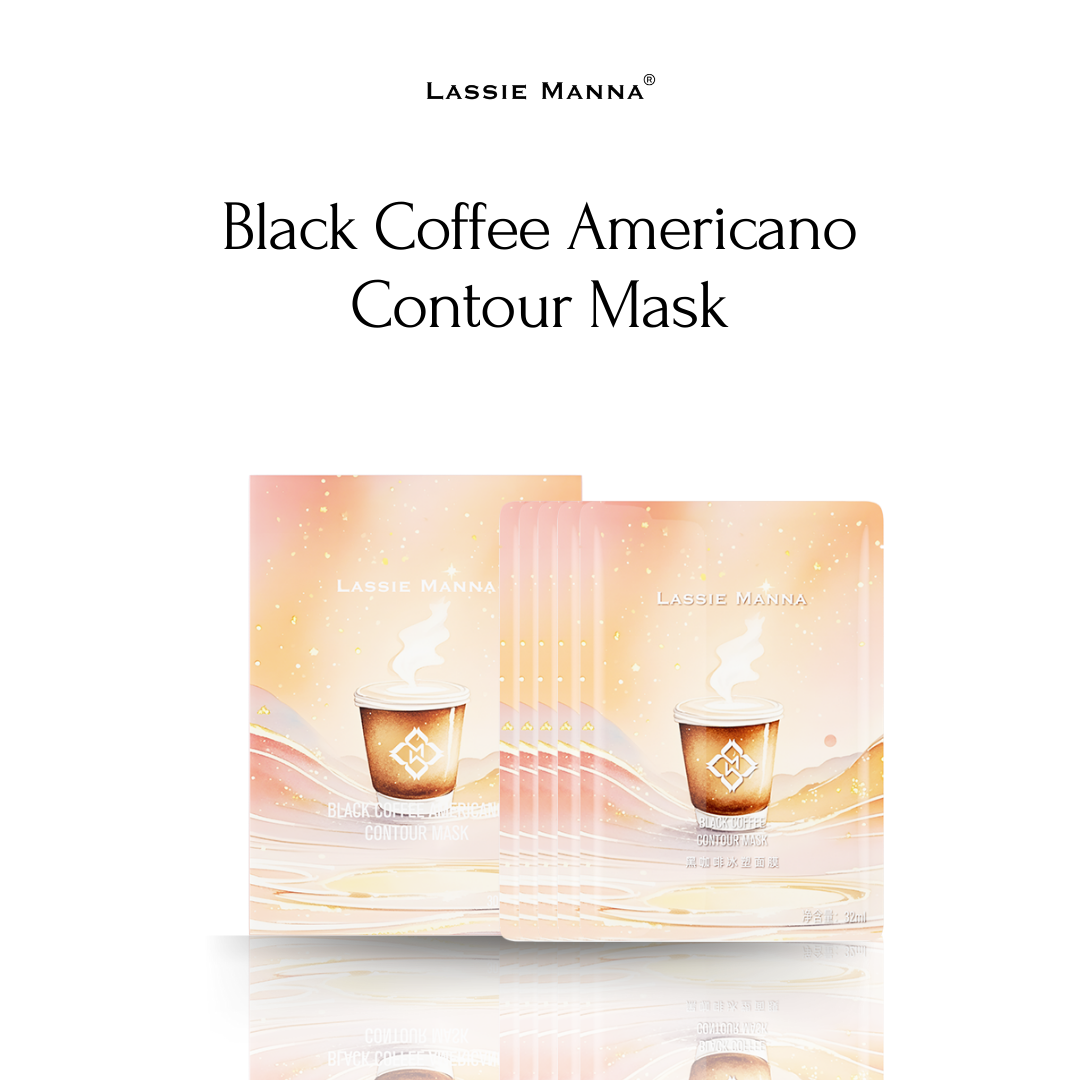 Black Coffee Americano Contour Mask